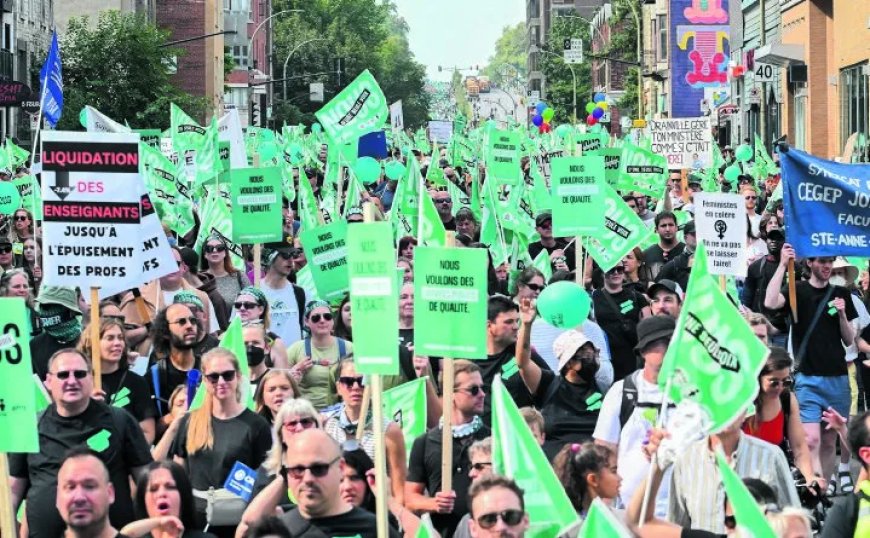 Grève Générale Illimitée en Janvier : La Lutte du Québec pour ses Travailleurs