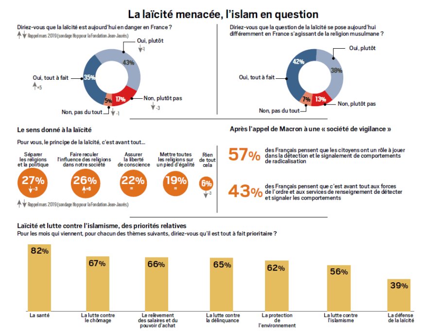 La Vision Complexes des Musulmans de France sur la Laïcité : Sondage IFOP