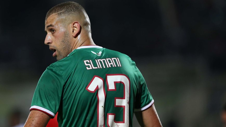 CAN 2023: Slimani, L’Attaquant Étoile de l’Algérie, Face à une Blessure Délicate