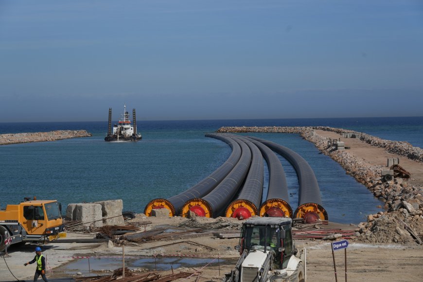 Station de dessalement de l’eau de mer à Cap Djenat : 63%  de taux d’avancement des travaux