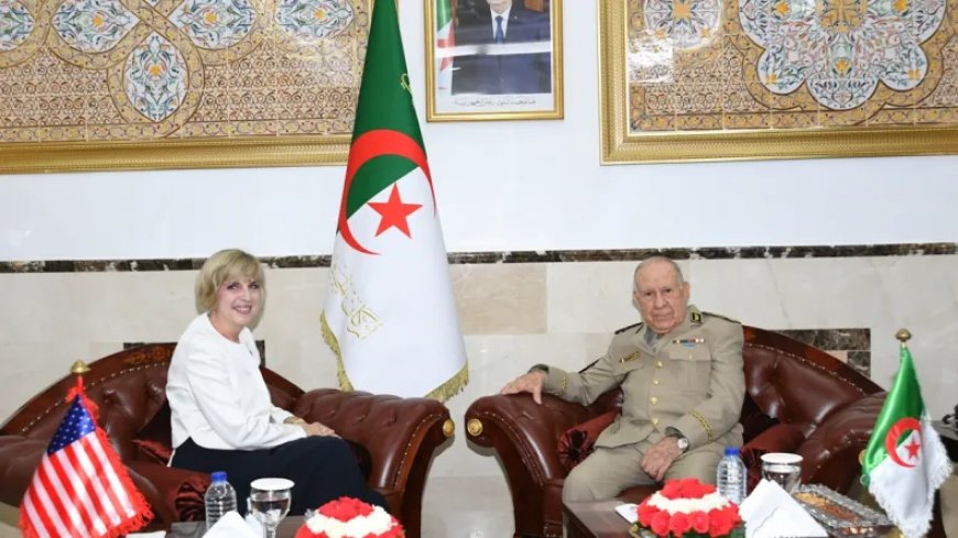 Le Général d’Armée Said Chengriha reçoit l’ambassadrice américain en Algérie