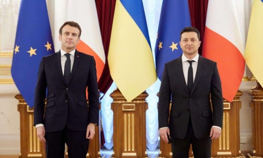 Le président ukrainien discute avec Macron du « terrorisme nucléaire russe »