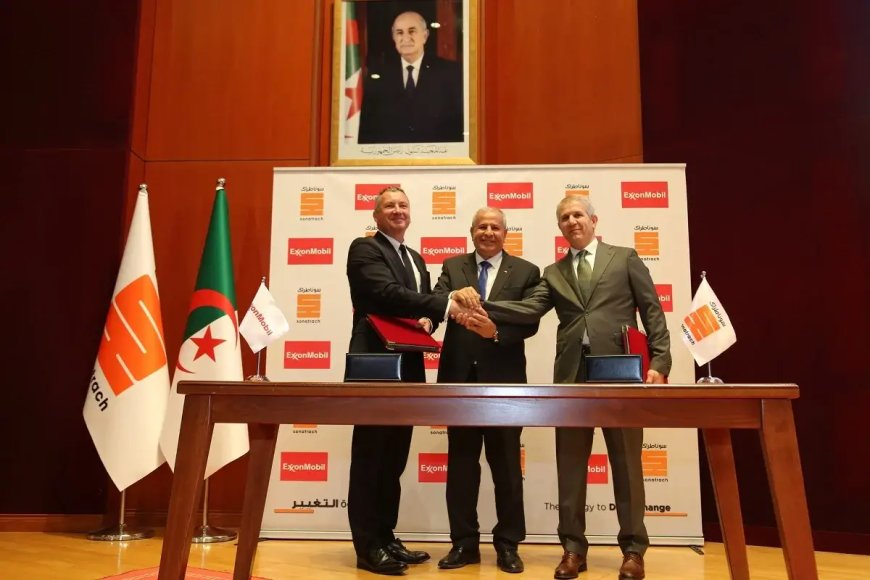 Sonatrach signe un protocole d’accord avec ExxonMobil