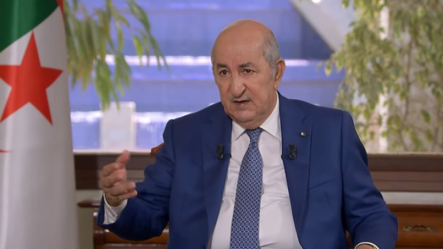 Algérie: Les grandes lignes de l’interview du président Tebboune