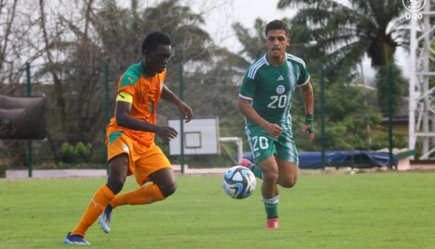 Amical : Défaite de l'EN U20 en Côte d'Ivoire