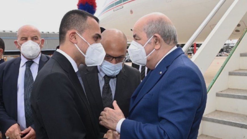 Tebboune arrive à Rome.. L’Italie affecte deux chasseurs pour accompagner son avion