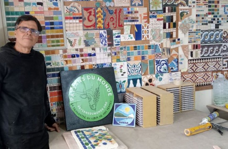 L’artisan céramiste Reda Essahli revient sur l’origine du zellige : «Le zellige évolué dans ses formes et ses couleurs»