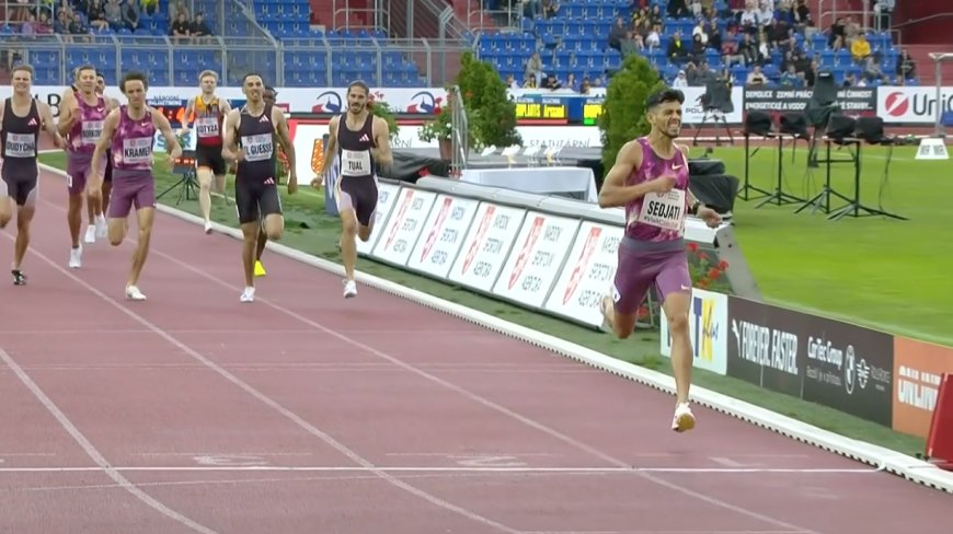 Athlétisme (800 m) : Djamel Sedjati réalise la meilleure performance de l’année en Tchéquie (vidéo)