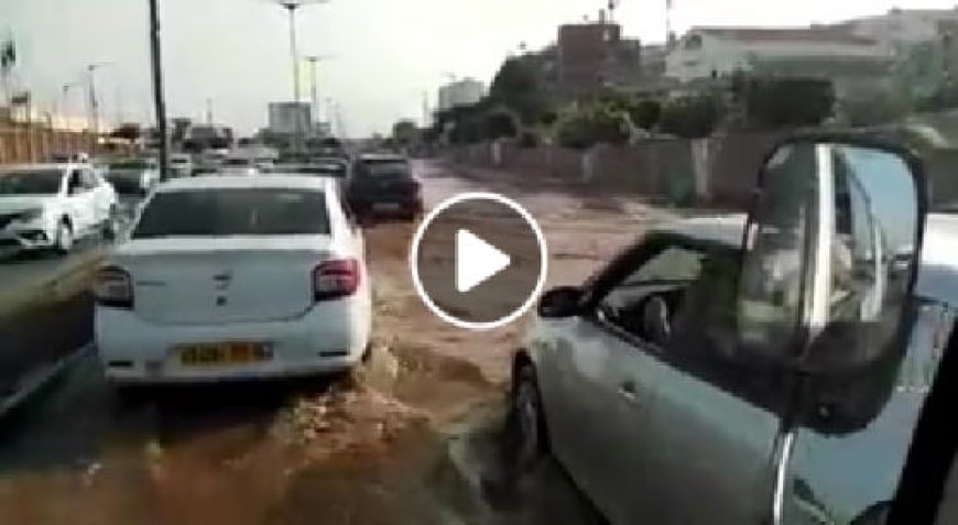 En pleine pénurie d’eau / une méga fuite submergeant la chassé à Ain Benian (vidéo)