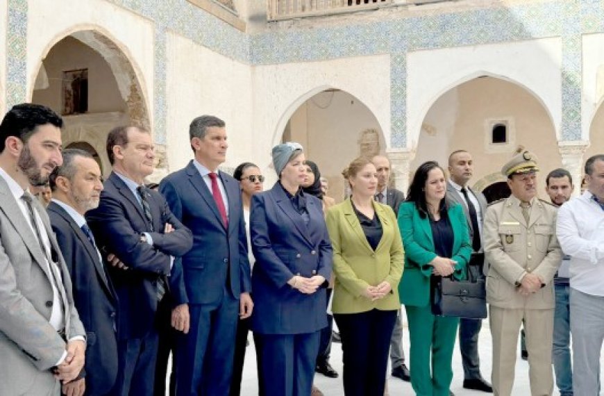 Elle était accompagnée du wali d’Alger : Mouloudji sur les chantiers de restauration