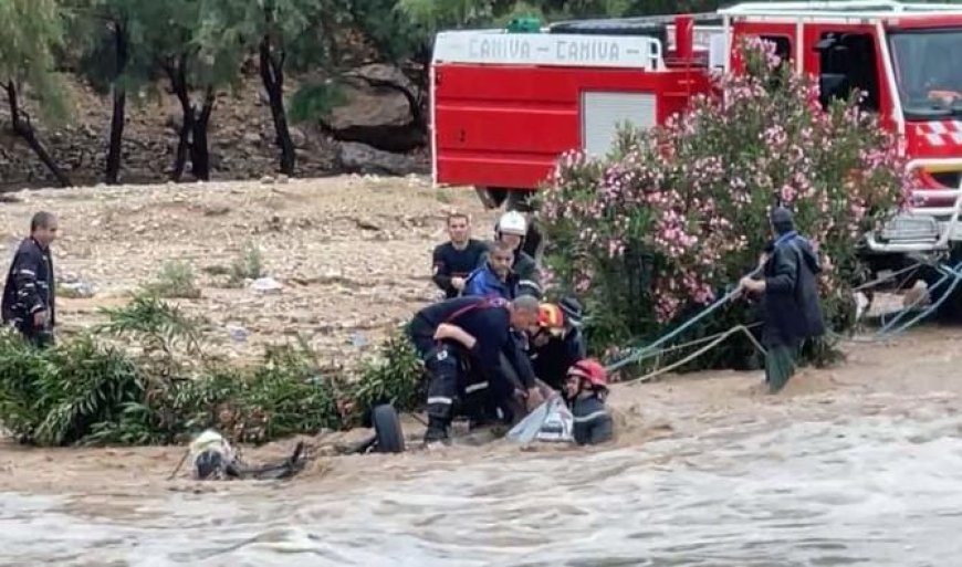 Inondations en Algérie : Héroïsme et Tragédie dans les Opérations de Sauvetage