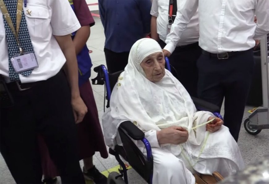 Âgée de 130 ans, Hadja Sarhouda se rend à la Mecque pour réaliser son rêve