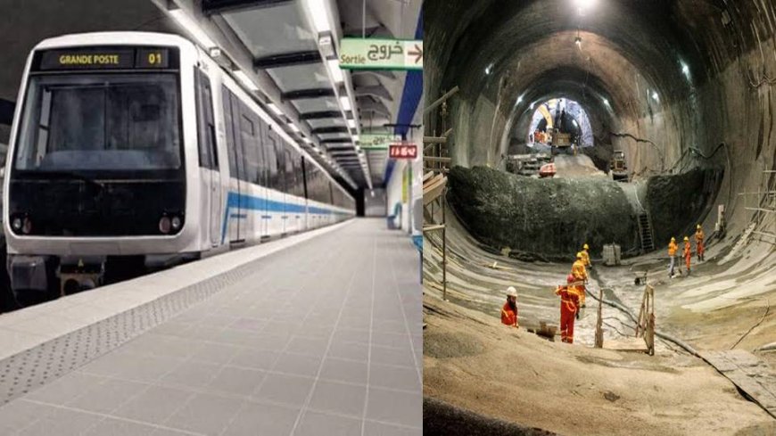 Extension du métro d’Alger : Taux d’avancement des travaux à 99 %