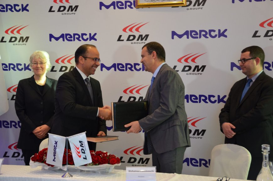 [Reportage photos]  Merck et LDM ,transfert de technologie.