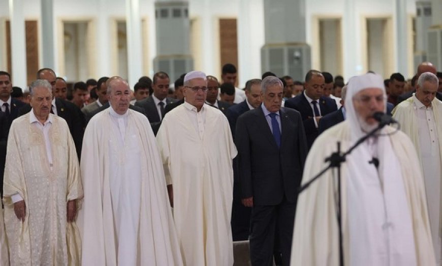 Le président de la République accomplit la prière de l’Aïd El Adha à Djamaâ El Djazaïr