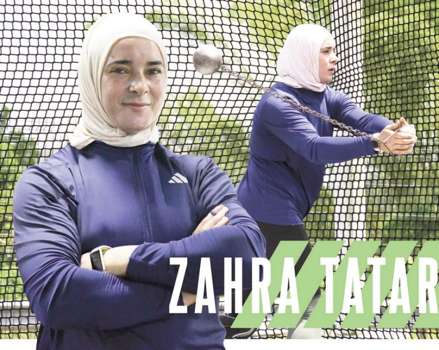 Zahra Tatar décroche l’or au lancer de marteau