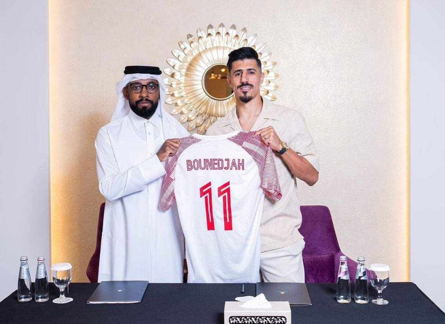 Qatar : Bounedjah présenté par Al Shamal SC