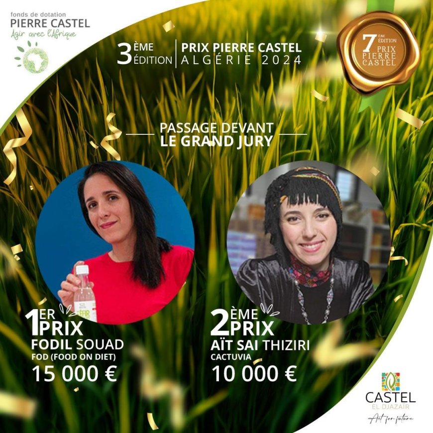 Prix Pierre Castel Algérie : les noms des lauréates dévoilés