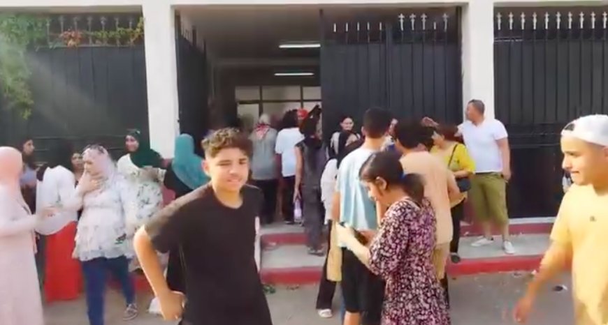 Vidéo : Annaba : Affichage résultat Brevet Enseignement Moyen BEM 2024