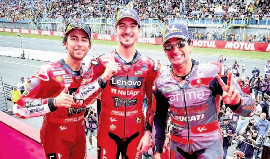 Bagnaia sans partage à Assen