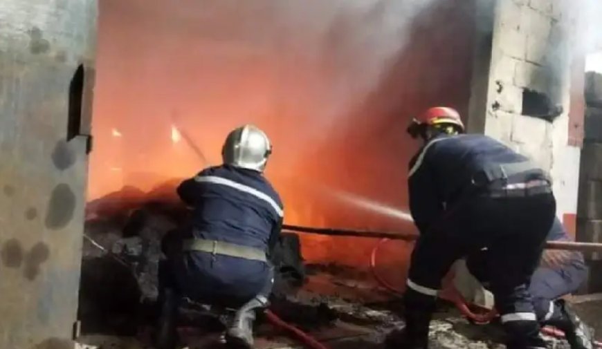 Boumerdès : un incendie se déclenche dans une usine de médicaments