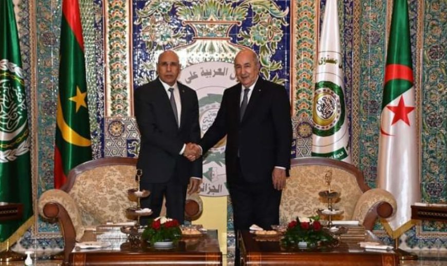 Le président Tebboune félicite son homologue mauritanien pour sa réélection