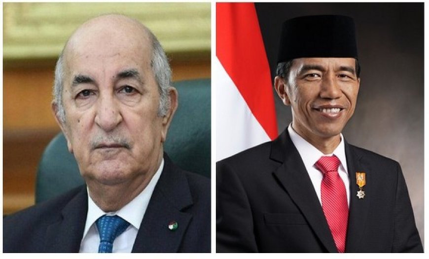 Le président de la République reçoit une lettre de félicitations de son homologue indonésien