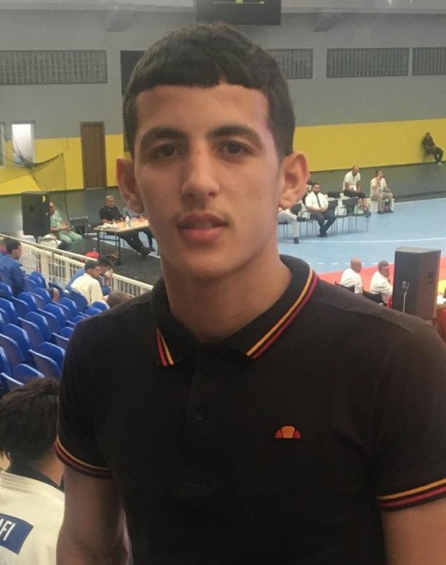 Belaribi Ayoub (1re place -66 kg judo université Alger 3) :