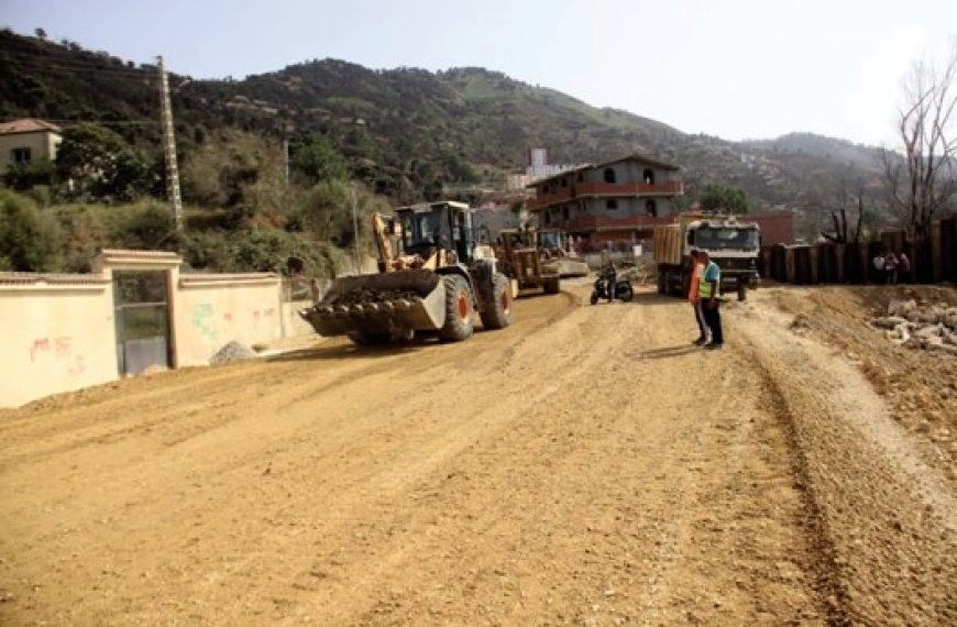 Ziama Mansouriah à jijel : Avancement des travaux sur le tronçon de Boulekhmas