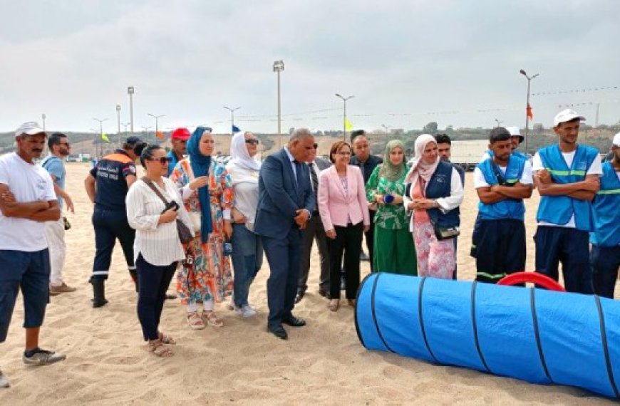 Plage d’El Kadous (Alger) : Un site de baignade adapté aux personnes aux besoins spécifiques