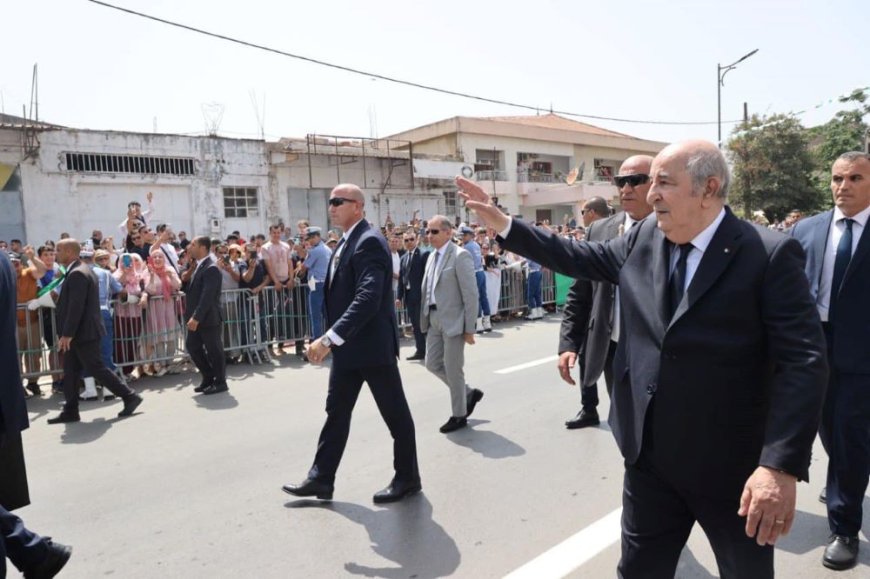 Le président de la République achève sa visite à Tizi-Ouzou