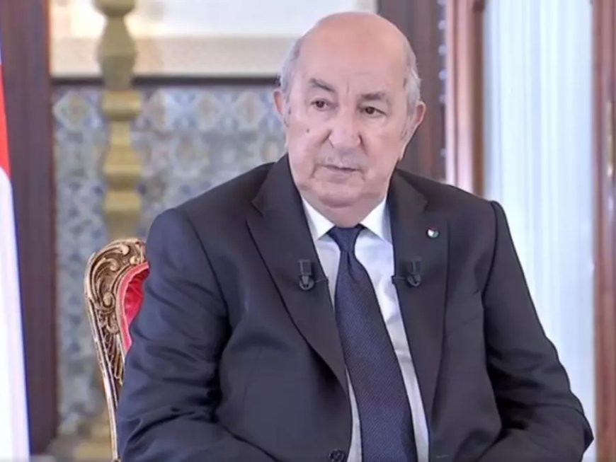 Algérie : Tebboune annonce sa candidature à la présidentielle