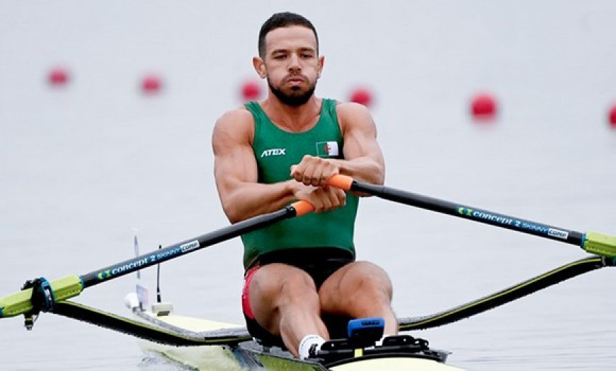 JO 2024  (Aviron) : Sid Ali Boudina qualifié aux quarts de finale