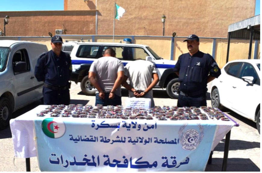 Narcoterrorisme à Biskra : Saisie de 7.170 comprimés