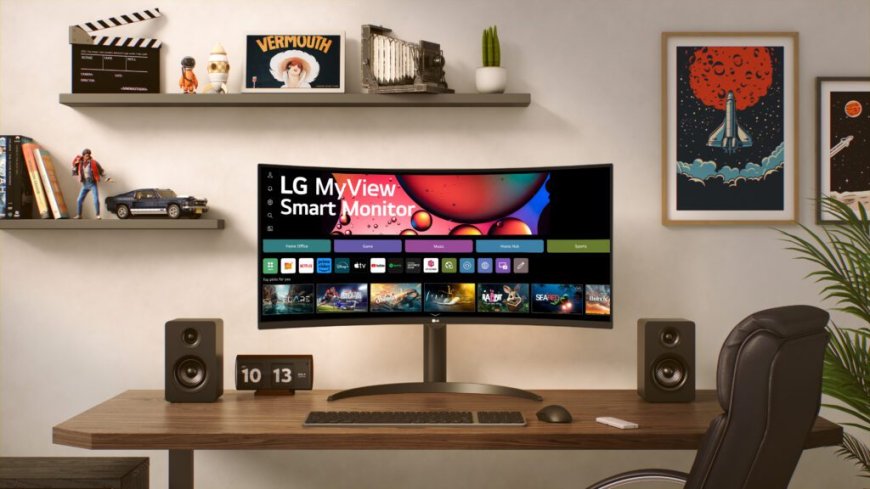 Expérience unique avec le nouveau moniteur intelligent LG MyView et son écran incurvé ultra-large