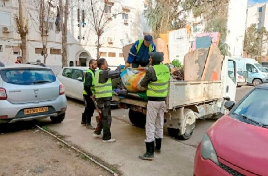 Alger : Lancement aujourd’hui d’une large campagne de nettoiement