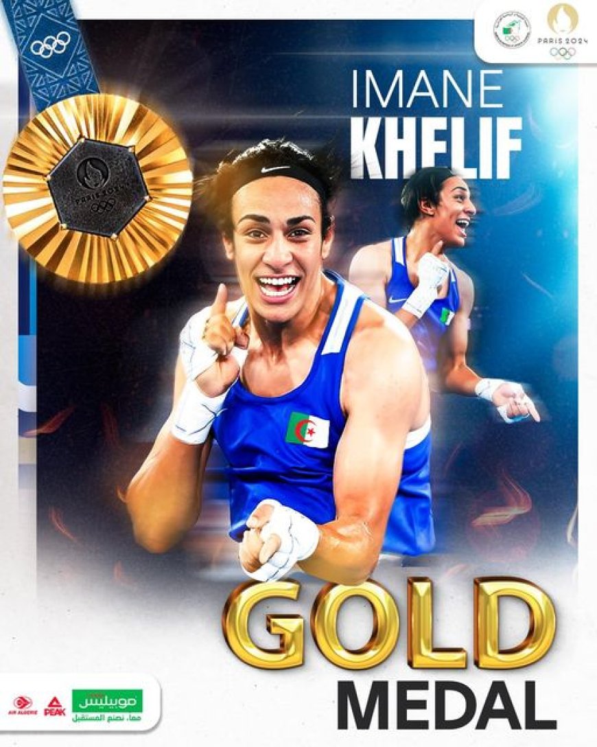 JO 2024 Paris (Boxe féminin 66 kg) : Imane Khelif médaillée d’or et championne olympique