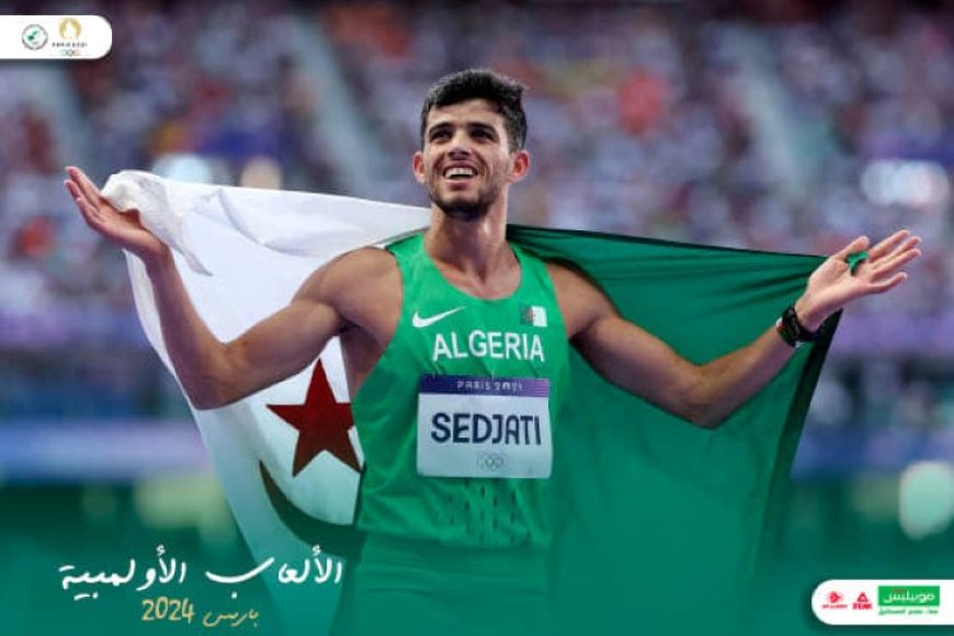 JO-2024/ Athlétisme: l’Algérien Djamel Sedjati remporte le bronze sur le 800 m