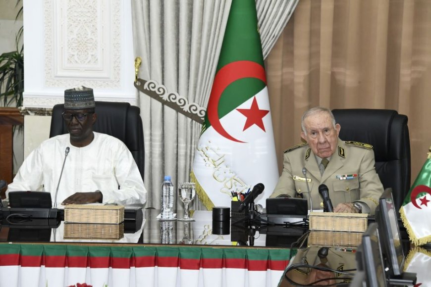 Saïd Chanegriha reçoit le ministre de la Défense nationale du Niger