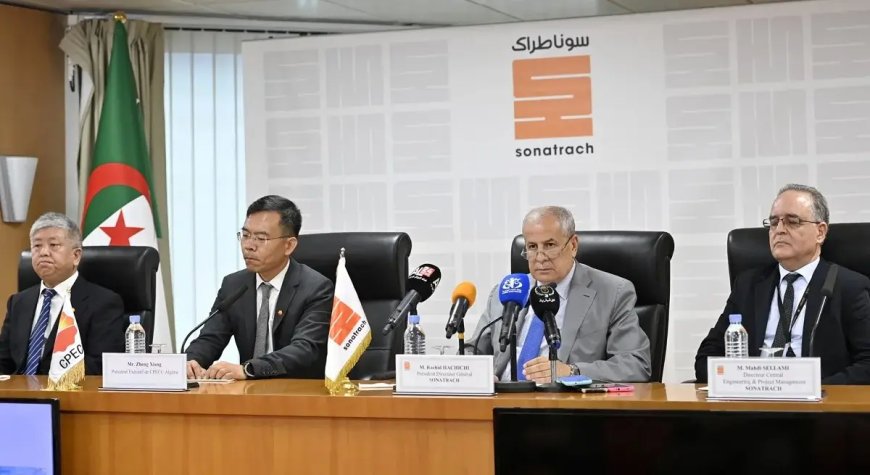 Champ gazier d’Alrar : Sonatrach signe un contrat de 210 millions $ avec la société chinoise CPECC