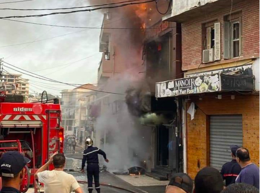 Un restaurant prend feu à Annaba : Vent de panique à Saint Cloud !