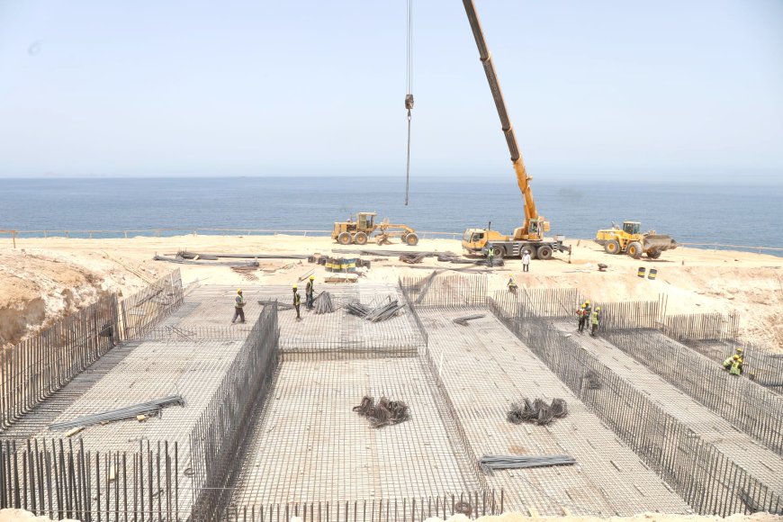 Infrastructures : Les travaux de la station de dessalement d’eau de mer de Cap Blanc (wilaya d’Oran) en voie d’achèvement.