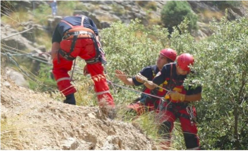 Cascades d’Ouled Ayad à Sétif : Méga-simulation de sauvetage