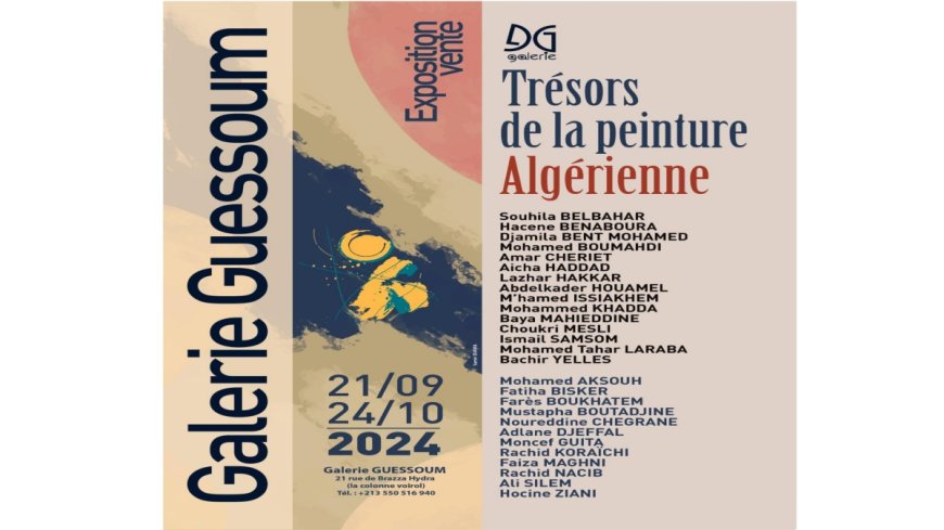 Prévue du 21 septembre au 24 octobre: Des «trésors de la peinture algérienne» en expo-vente