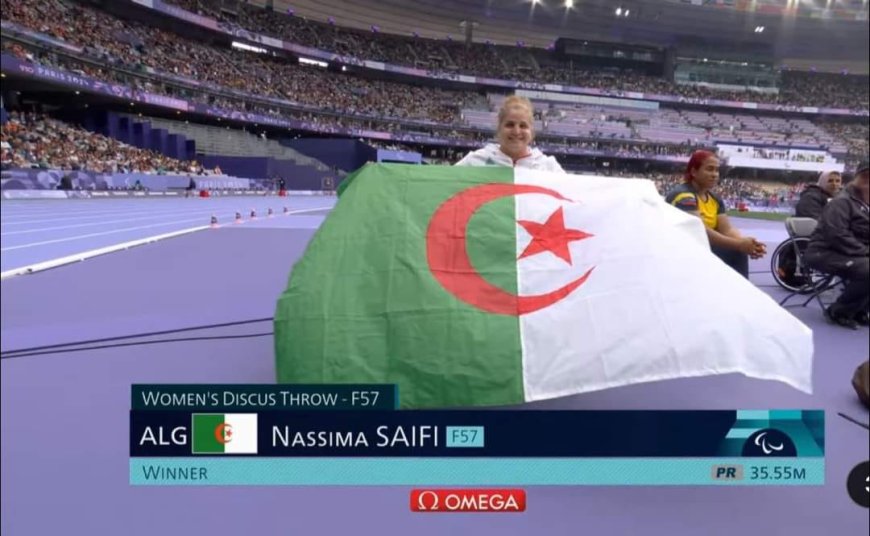 Médaille d’or pour Nassima Saifi