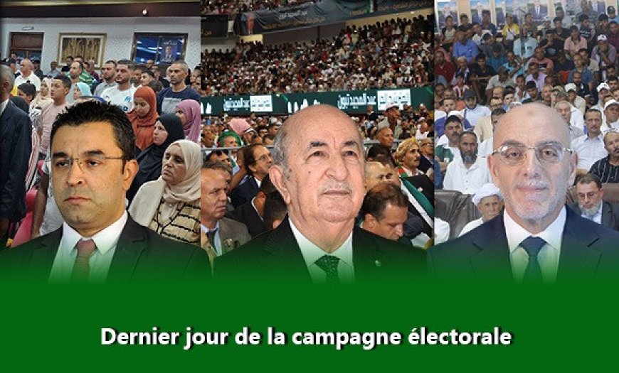 Présidentielle : les trois candidats achèvent la campagne électorale avec des meetings à Alger