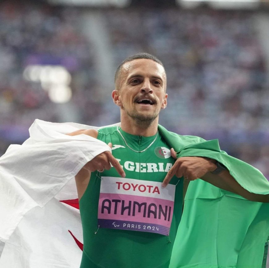 Jeux Paralympiques (400 m, T13) : une deuxième médaille d’or pour Skander Djamil Athmani