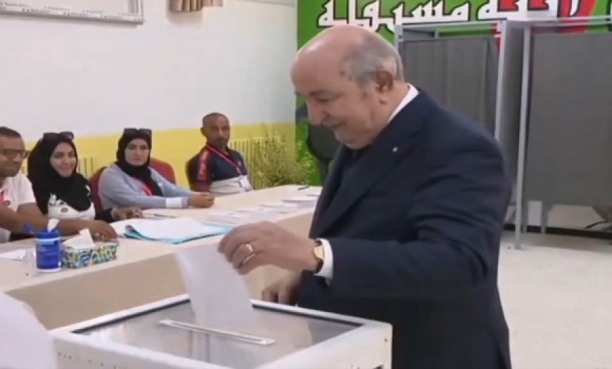 Le candidat Tebboune accompli son devoir électoral