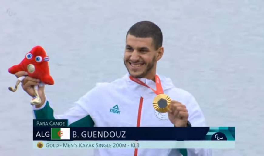 Jeux Paralympiques (Kayak -KL3 200m) : l’Algérien Brahim Guendouz en or