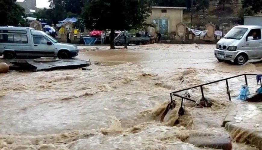 Pluies torrentielles : fermetures de routes signalées dans plusieurs willayas du sud